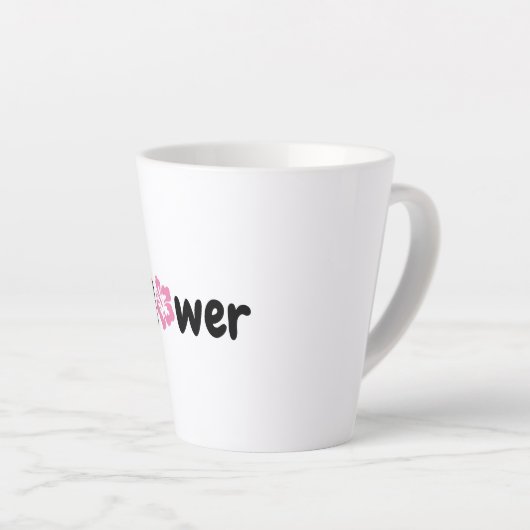 フラワーラテマグ カフェラテマグ (右アングル)