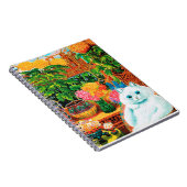 フラワーラバーズキャットルイワーイン ノートブック (右側)