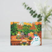 フラワーラバーズキャットルイワーイン ポストカード (スタンド正面)