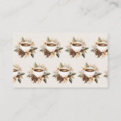 フラワーラブはブライダルディスプレイシャワーをブレンドしています エンクロージャーカード (裏面)