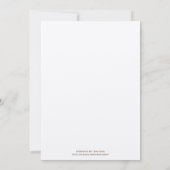 フラワーラブツリーピンクフラワー結婚式招待状 招待状 (裏面)