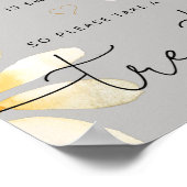 フラワーラブ・イズ・スイート ウェディングポスター ポスター (角)