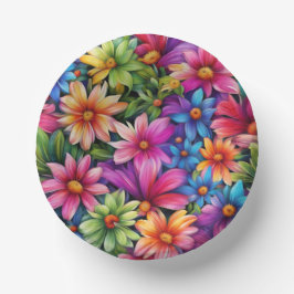 フラワーラブ - 紙皿