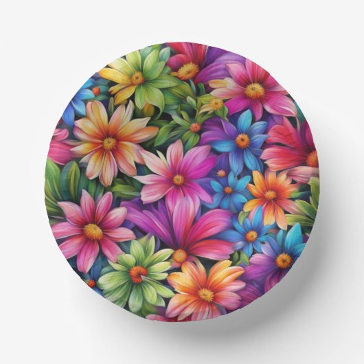 フラワーラブ - 紙皿 (正面)