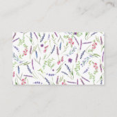 フラワーラベエレガントンダーデイトナイトアイディア エンクロージャーカード (裏面)