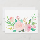 フラワーランテル ボホシャワー招待状 招待状 (裏面)