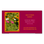 フラワーランドスキャパー子供部屋ガーデナー マグネット名刺 (正面)