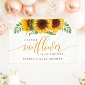 フラワーリトルサンフラワー オン・ザ・ウェイ ベイビーシャワー 横断幕