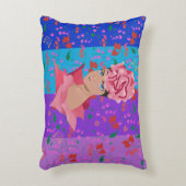 フラワーリニューアルブライトフローラガール アクセントクッション (正面(垂直))