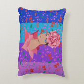 フラワーリニューアルブライトフローラガール アクセントクッション (裏面(縦))