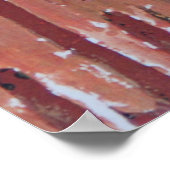 フラワーリノカット – アートプリント ポスター (角)