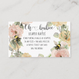 フラワーリースオーベー(昆虫)マルハナバチおむつラッフル 名刺