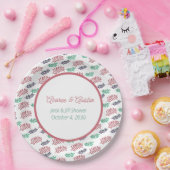 フラワーリーフ ジャックとジルのシャワー ペーパープレート (パーティー)