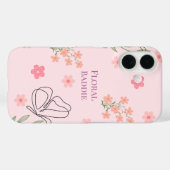 フラワールックの不良少女 Case-Mate iPhoneケース (裏面 (横))