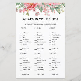 フラワール あなたの財布の中身は？ ピンクのブライズシャワー