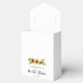 フラワール ひまわり ボタニカル ブライダルシャワー フェイバーボックス (オープン)