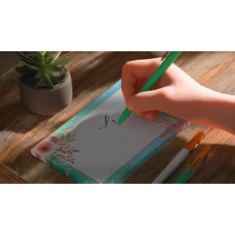 フラワール ウェディング シャワー ティール ゴールド コンフェッティ ポルカ ドット ポストイット