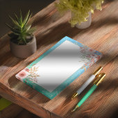 フラワール ウェディング シャワー ティール ゴールド コンフェッティ ポルカ ドット ポストイット