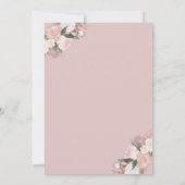 フラワール・ブランチ＆バブル ブライズシャワー 招待状 (裏面)