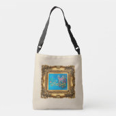 フラワーレスフレームバタフライクロスボディバッグ（中） クロスボディバッグ (裏面)