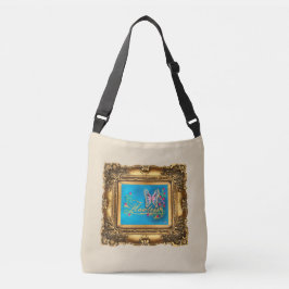 フラワーレスフレームバタフライクロスボディバッグ（中） クロスボディバッグ