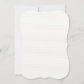 フラワーレスブリジガートンテーマの招待状 (裏面)