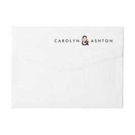 フラワーレタリング結婚マルーンのラップのまわりにラベル ラップアラウンドラベル