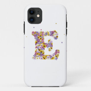 フラワーレターE iPhone 11 ケース