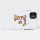 フラワーレターF Case-Mate iPhoneケース (裏面(横))