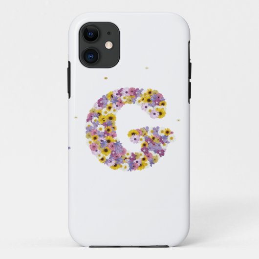 フラワーレターg Case-Mate iPhoneケース (裏面)