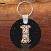 フラワーレターI キーホルダー (正面)