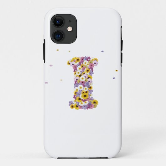 フラワーレターI Case-Mate iPhoneケース (裏面)
