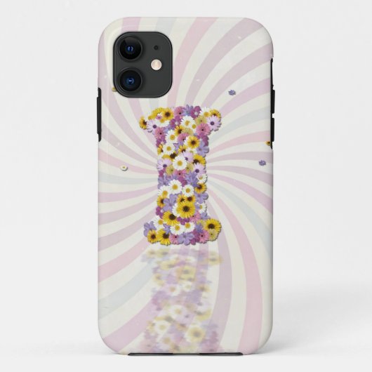 フラワーレターI Case-Mate iPhoneケース (裏面)