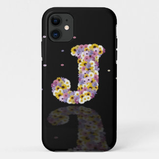フラワーレターJ iPhone 11 ケース