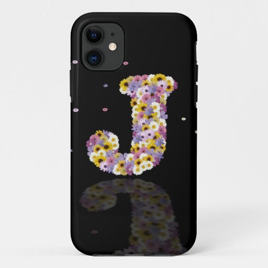 フラワーレターJ Case-Mate iPhoneケース (裏面)