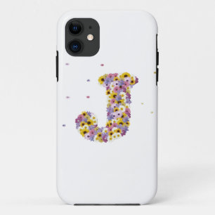 フラワーレターJ iPhone 11 ケース