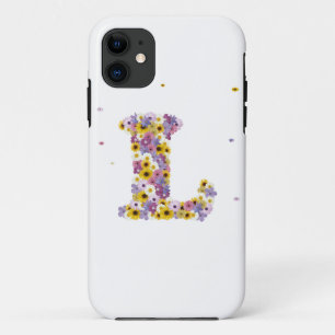 フラワーレターL iPhone 11 ケース
