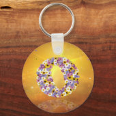 フラワーレターO キーホルダー (正面)