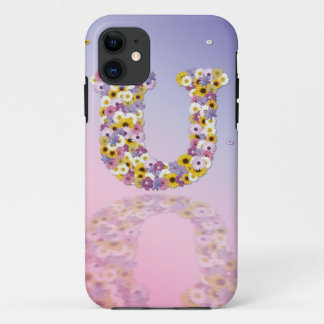 フラワーレターU iPhone 11 ケース