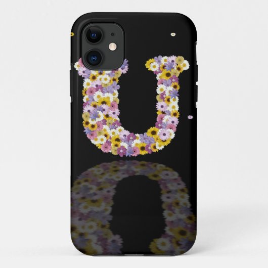 フラワーレターU Case-Mate iPhoneケース (裏面)