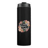 フラワーレディ熱狂するー – 《植物》百日草庭師 タンブラー (正面)