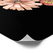 フラワーレディ熱狂するー – 《植物》百日草庭師 ポスター (角)