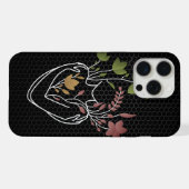 フラワーレディ – レトロダークエディション iPhoneケース (裏面横)