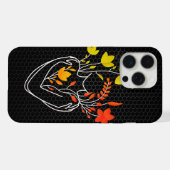 フラワーレディ – レトロ版 iPhoneケース (裏面横)