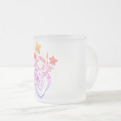 フラワーレディ – Venus Edition フロストグラスマグカップ (正面右)