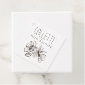 フラワーロゴ手作り製品つるラベル フェイバータグ (インサイチュ)