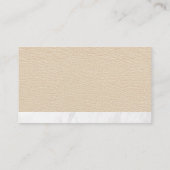 フラワーロゴ | 鍼灸師 名刺 (裏面)