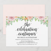 フラワーロマンス エルオープメント  レセプション 招待状カード 招待状 (正面/裏面)