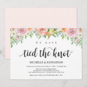 フラワーロマンス エルオープメント 披露宴 招待状カード 招待状 (正面/裏面)