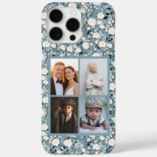 フラワーローズのカスタムフォトiPhoneケース 女子向け Case-Mate iPhoneケース (裏面)